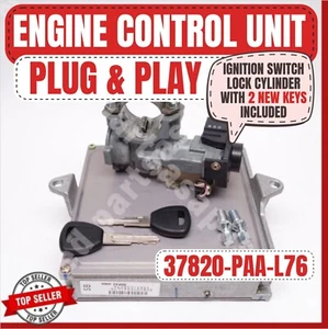 📮 PLUG & PLAY ECM ECU MODULE 2.3L AT HONDA ACCORD 2001-2002 37820-PAA-L76 📮 - Picture 1 of 11