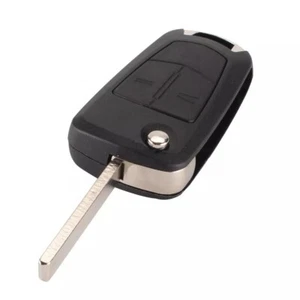 Per Vauxhall Opel Corsa D Astra H Zafira 2 Pulsanti Telecomando Flip Portachiavi Custodia HU100 - Foto 1 di 8