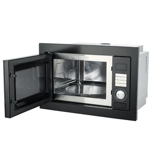 SMAD Build-in Microwave Oven Grill 5 Microwave Power Levels Chrome knob Black - Picture 1 of 13
