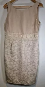Pretty Floral Embroidered Fenn Wright Manson Dress Size 14 Wedding Outfit - Picture 1 of 6