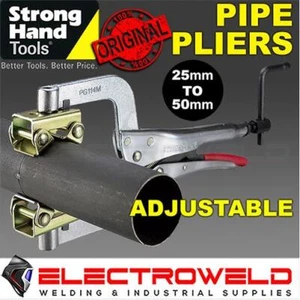 Alicates de tubo de bloqueo de 6" FUERTE MANO 25-50 mm abrazadera de riel de tubo Vice M8 rosca PG622V - Imagen 1 de 11