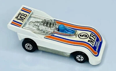 VINTAGE 1974 MATCHBOX # 56 HI TRAILER SUPERFAST WHITE, ORANGE AND BLUE - Image 1 of 4