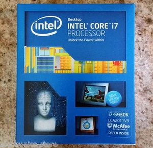 Intel Core i7-5930K Haswell-E 3.5GHz UNLOCKED Six-Core Sealed NEW - Picture 1 of 4