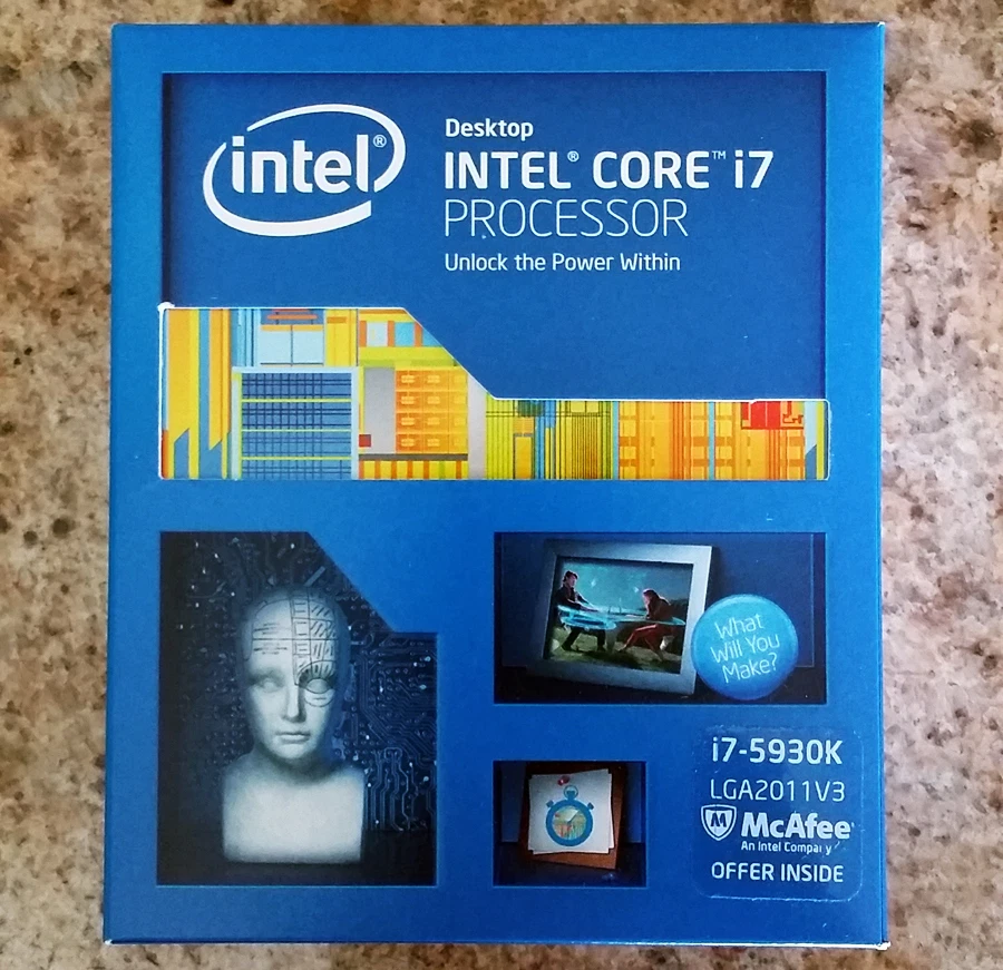 Intel Core i7-5930K Haswell-E 3.5GHz UNLOCKED Six-Core Sealed NEW - Image 1 of 4