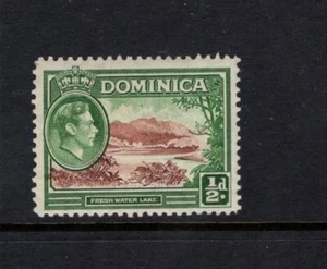 Dominica 1938 KGVI 1/2d lago de agua dulce como nuevo SG 99 - Imagen 1 de 1