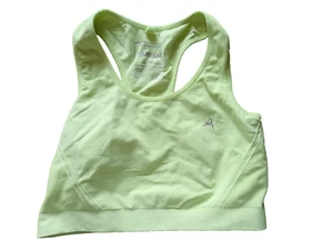 Sujetador deportivo de entrenamiento Atmosphere UK 10-12 verde manzana sin cables espalda deportiva - Imagen 1 de 3
