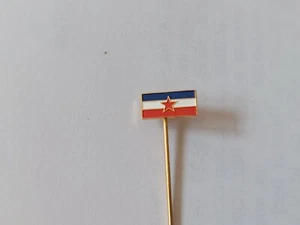 Jugoslawien Jugoslawien SFRJ Flagge Vintage Pin Abzeichen - Bild 1 von 5