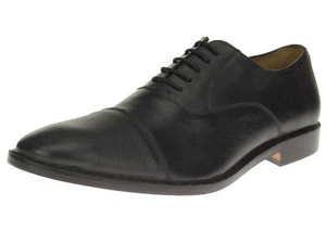 Luciano Natazzi Mens Full Grain Leather Dress Shoes Lace-Up Cap-Toe Oxford SL303 - Picture 1 of 7
