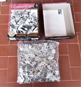 Puzzle CLASSIC CATS by DAVID McENERY Poppa Puss 500 pcs NUOVO 1999 Gatti - Foto 1 di 1