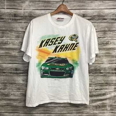 Camisa de carreras Kasey Kahne para hombre mediana persecución auténtica #5 camiseta gráfica Quaker State Foto 1 de 4