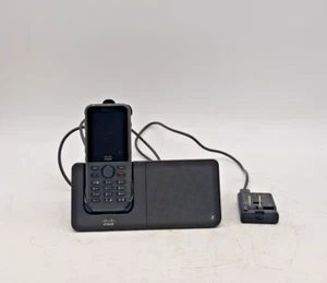 Cisco CP-8821 Wireless IP Phone w/CP-DSKCH-8821 Desktop Charger - Picture 1 of 7
