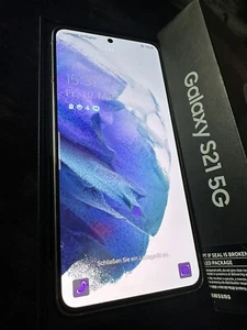 Samsung Galaxy S21 5G SM-G991B/DS - 256GB - Phantom White - Bild 1 von 6