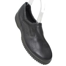 Ecco Soft Big Kids 3.5 EUR 35 Classic Slip On Black Leather Loafer Sneaker Shoes
