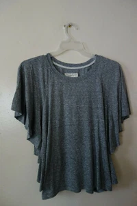 Current/Elliott Women's Gray Corinne Crewneck Knit Top Size 1 - Picture 1 of 4