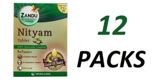 12 X Zandu Nityam Tablets 10 Tablets in each Pack 120 Tablets BEST PRICE - Picture 1 of 3