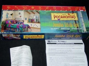 Disney - POCAHONTAS Wall Decor Decal Set Jumbo Stick-Ups Stickers (4) Sheets NEW - Picture 1 of 5