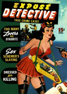 Expose' Detective - 1940's - Magazine Cover Poster - Picture 1 of 1