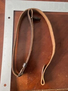 Vintage 1" Inch Leather Hunting Sling Shoulder Strap. #J1245 - Picture 1 of 10