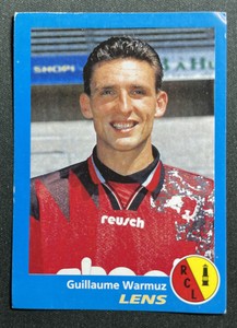 133 GUILLAUME WARMUZ LENS FOOT 96 1995-1996 FOOTBALL