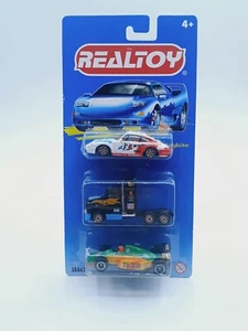 Vintage Realtoy Diecast ToysRus Exclusive 3-Pack Porsche, Kenworth, Tiger Formul - Picture 1 of 5