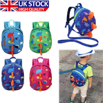 Kids Safety Harness Reins Toddler Back Pack Walker Buddy Strap Walker Baby Bag+