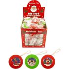 Christmas Mini Yoyo Toys Stocking Fillers Party Bag Favours Xmas (PACK OF 4)