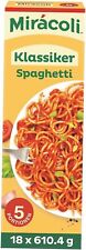 Miracoli Spaghetti,  5 Portionen, Nudeln Pasta mit Tomatensauce, 18 x 610,4g