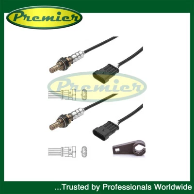 Premier Anteriore + Posteriore 2x Sensori Lambda + Strumento di Montaggio Adatto Fiat Alfa Romeo Iveco - Immagine 1 di 2