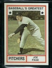 1982 TCMA Greatest Pitchers #4 - Joe Page - New York Yankees