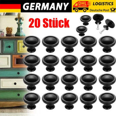 20X Möbelknöpfe Schrankknopf Möbelknäuf Schublade Knöpfe Edelstahl Küchengriffe - Bild 1 von 4