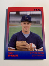 MIKE BAKER 1989 Star Lynchburg Red Sox PWE SHIP
