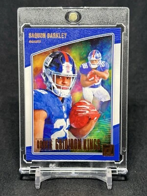 2018 Saquon Barkley - Panini Donruss Rookie Gridiron Kings #RGK-6 (RC) - Image 1 of 2