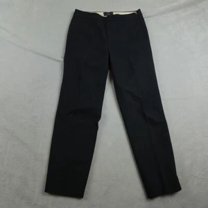 J Crew Martie Pants Women 0P Black Wool Blend Slim Fit Stretch Business Workwear - Picture 1 of 17