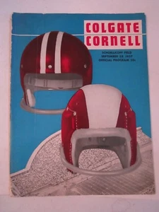 1957 COLGATE VS CORNELL COLLEGE FOOTBALL PROGRAM - TUB Q - Picture 1 of 7
