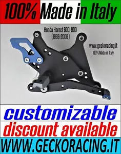 PEDANE ARRETRATE REGOLABILI HONDA HORNET 600, 900 DAL 1998 AL 2006 - Picture 1 of 9