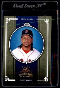 2005 DONRUSS DIAMOND KINGS MANNY RAMIREZ BOSTON RED SOX #36