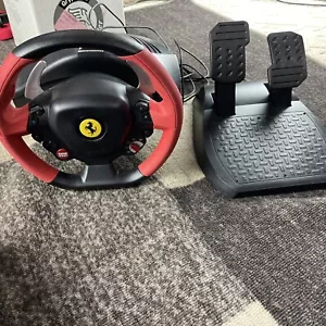 Thrustmaster Ferrari 458 Spider Racing Wheel And Pedals-Xbox One/ PC - Picture 1 of 10