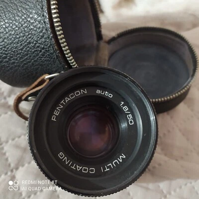 Pentacon 50mm 1:1.8 Multi-Coated M 42 Lens - Imagen 1 de 4