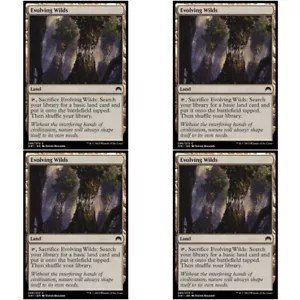 4 x EVOLVING WILDS Origins MTG NM Land - Com - Picture 1 of 1