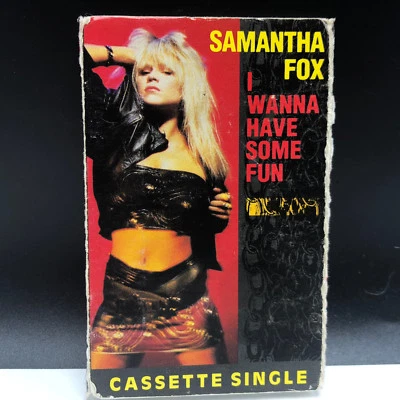 1988 CASSETTE SINGLE SAMANTHA FOX I wanna have some fun Uk full force vintage - Image 1 of 3