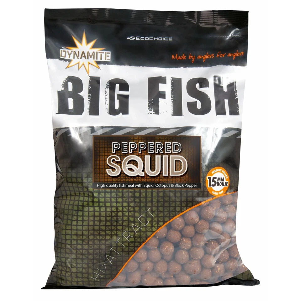 Dynamite Baits Big Fish Boilies Peppered Squid - Bild 1 von 1