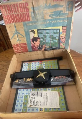 Vintage 1962 Transogram Strategic Command Game With Box COMPLETE Set - Image 1 of 4