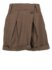 Brunello Cucinelli Occasione Donna Pantaloni Marrone IT 44