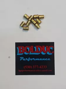 10 HOLLEY PRESS IN BRASS BLEED RESTRITORS .157" O.D. - Picture 1 of 1