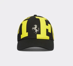 FERRARI LOGO GRAPHIC ANIMATION BASEBALL CAP BLK (270075265) - Picture 1 of 7