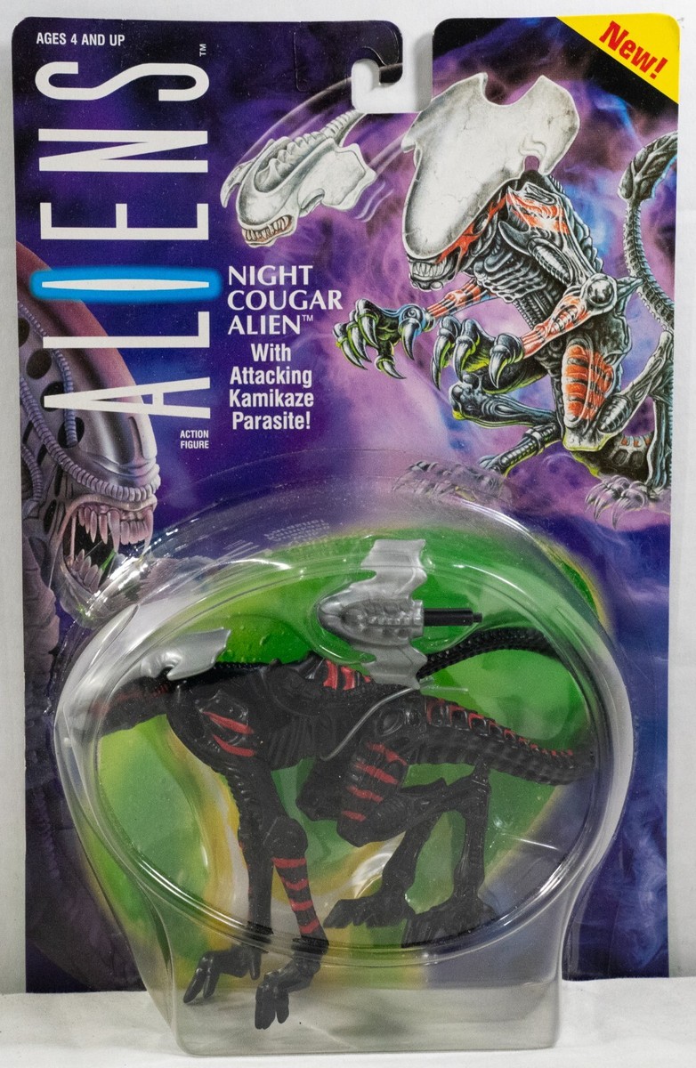 Aliens Night Cougar Alien Action Figure Kenner 1994 Xenomorph Toy