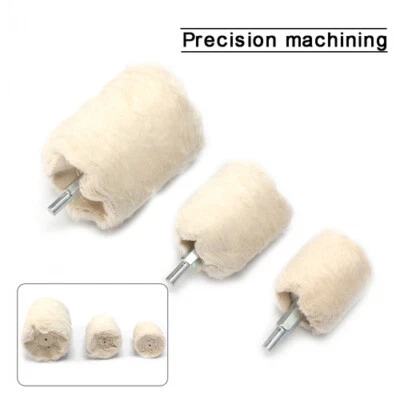 1x Cotton Car Motorcycle Polishing Buffing Pads Column Type Kit for Rotary Drill - Image 1 of 4