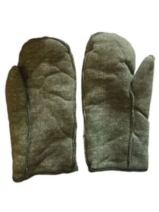 Genuine British Army extreme cold weather inner mittens liner large wool blend - Picture 1 of 4