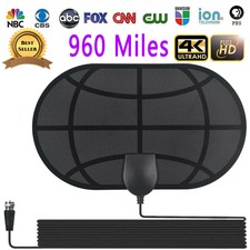 960 Mile Range Antenna TV Digital HD Skywire 4K Antena Digital Indoor HDTV 1080p