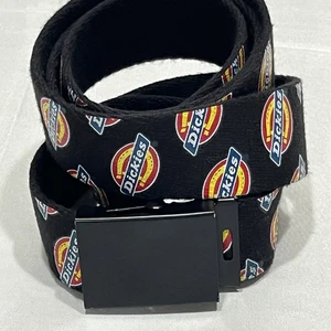 Cintura Dickies uomo OG stampa logo nera fibbia regolabile adatta fino a 42 cintura 50” L - Foto 1 di 20